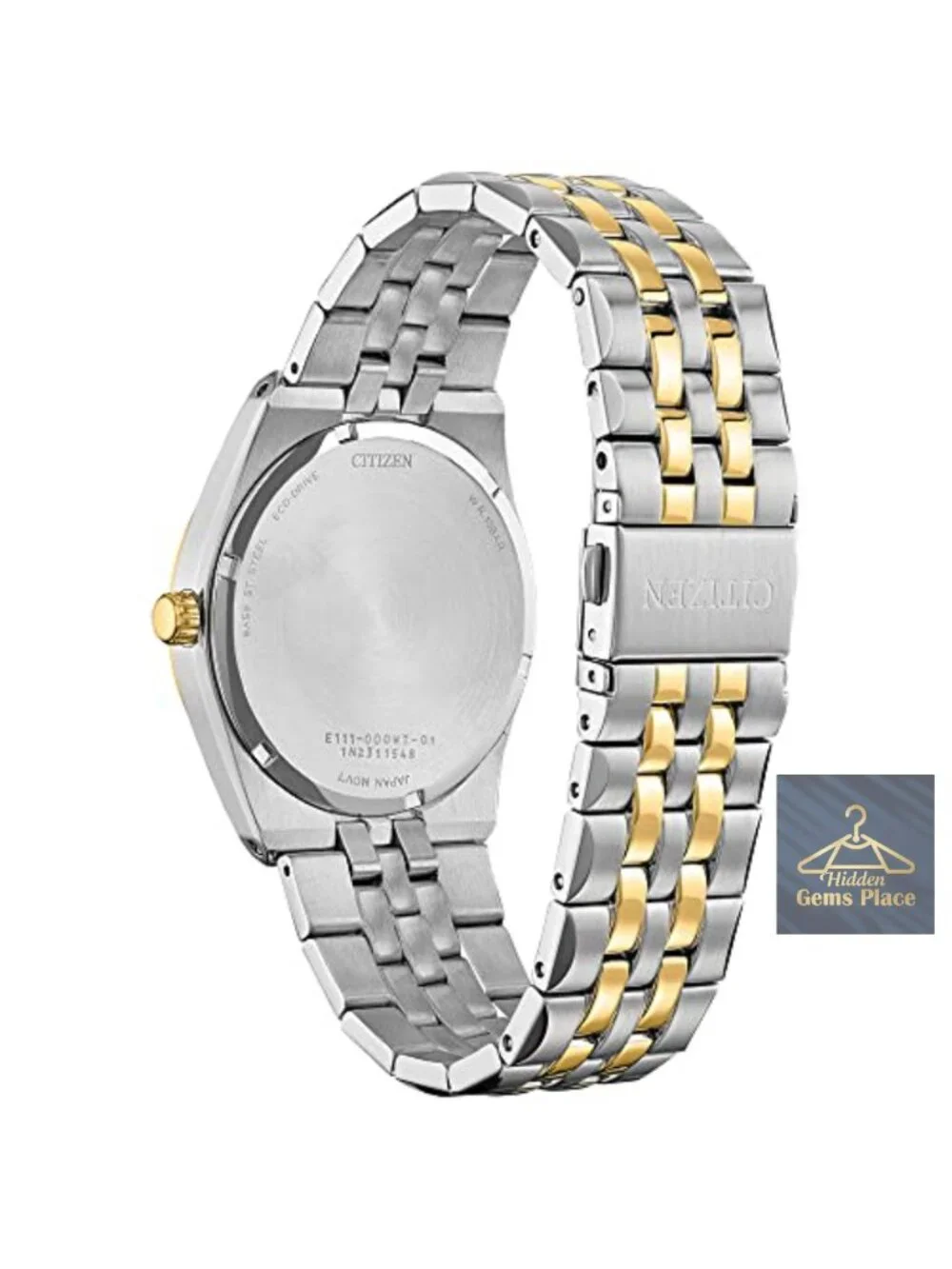Men's Eco-Drive Watch, Two-Tone Stainless Steel, Luminous Hands, Date, 100m